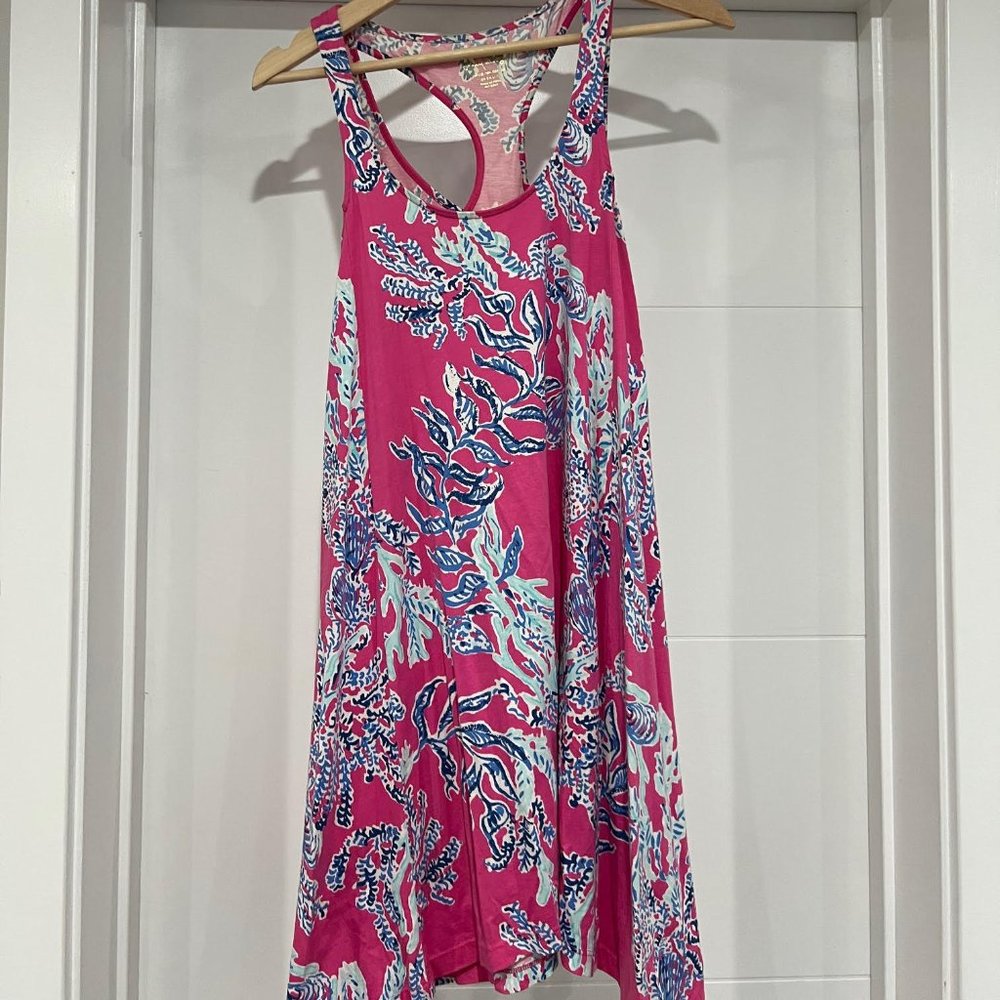 Lilly Pulitzer Monterey In A Pinch Tank Dress in Pink Samba Print - Size XXS